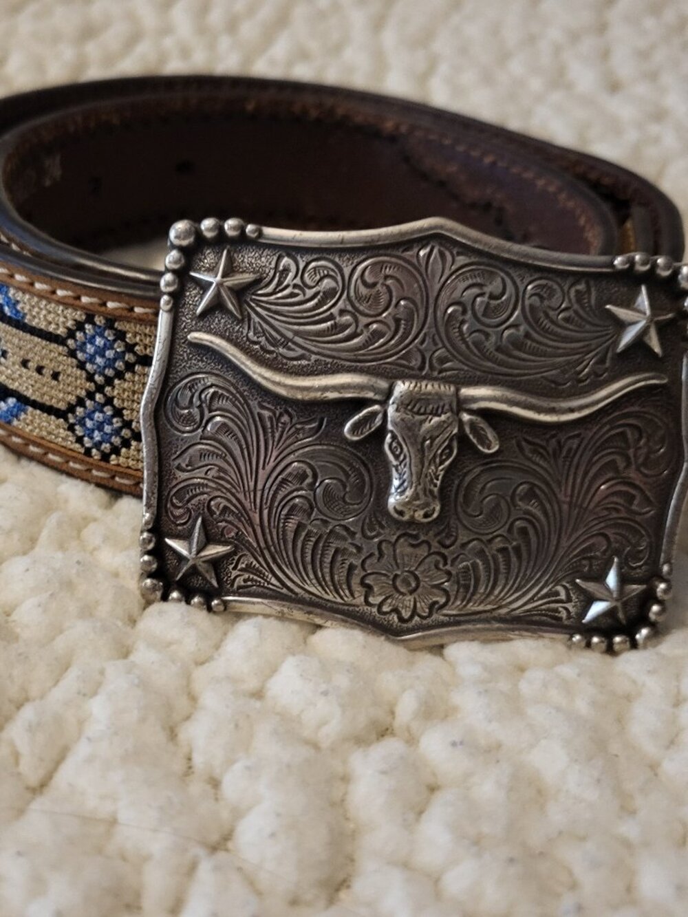 Youth Western Beaded Belt - Size 24